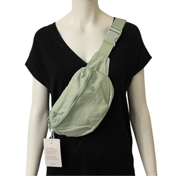 GAIAM Handbags - NWT • GAIAM Light Sage Green Belt Bag/ Waist Pack